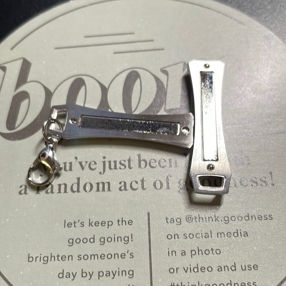 Origami Owl Silver Lanyard breakaway Safety clasp CN5202 - Picture 3 of 3